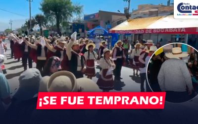 AREQUIPA: ALCALDE DE SOCABAYA SORPRENDE AL IRSE TEMPRANO DEL “CORSO DE CORSOS” POR EL 230 ANIVERSARIO DE SU DISTRITO