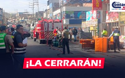 AREQUIPA: MUNICIPALIDAD DE PAUCARPATA CERRARÍA POLLERÍA DONDE SE REGISTRÓ AMAGO DE INCENDIO