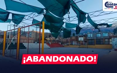 AREQUIPA: VECINOS DE LA ASOCIACIÓN CHACHANI DENUNCIAN ABANDONO DE COMPLEJO DEPORTIVO EN CERRO COLORADO