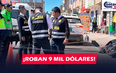 NACIONAL: DELINCUENTES ARMADOS SE LLEVAN MÁS DE 9 MIL DÓLARES DE HERMANOS EN LA CIUDAD DE JULIACA