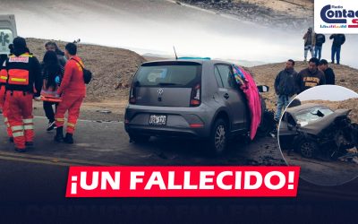 AREQUIPA: FUERTE CHOQUE EN CARAVELÍ DEJA UNA PERSONA FALLECIDA Y 6 HERIDOS