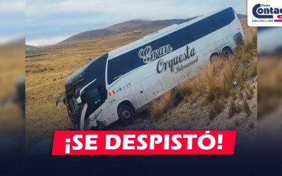 NACIONAL: BUS QUE TRANSPORTABA A LA GRAN ORQUESTA INTERNACIONAL SE DESPISTA EN LIMA
