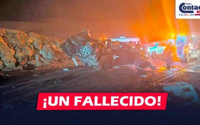 AREQUIPA: TRIPLE CHOQUE EN LA VÍA DE INGRESO A AREQUIPA DEJA UNA PERSONA SIN VIDA Y VARIOS HERIDOS