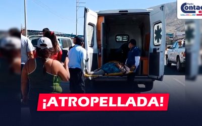 AREQUIPA: CONDUCTORA ES DETENIDA LUEGO DE HABER ATROPELLADO A ABUELITA CUANDO CRUZABA LA AV. FERROCARRIL EN CERRO COLORADO