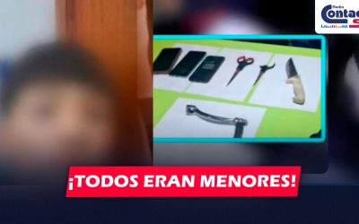NACIONAL: DETIENEN A MENORES DE EDAD CUANDO INTENTABAN ROBAR A PASAJEROS DE UN BUS EN EL AGUSTINO