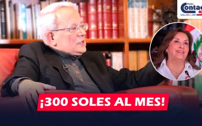 NACIONAL: HILDEBRANDT CRITICA SUELDO DE LA PRESIDENTA Y DICE “QUE VIVA CON 300 SOLES AL MES, A VER SI LE ALCANZA”