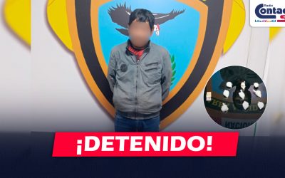 AREQUIPA: CAE «GEMELO»: POLICÍA DETIENE A MICROCOMERCIANTE DE DROGA EN MARIANO MELGAR DURANTE OPERATIVO NOCTURNO