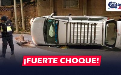 NACIONAL: CONDUCTOR IMPACTA SU VEHÍCULO CONTRA AUTO ESTACIONADO Y LUEGO SE DA A LA FUGA