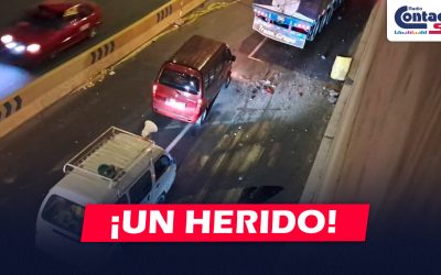 AREQUIPA: FUERTE CHOQUE EN LA AV. LOS INCAS DEJA UNA PERSONA HERIDA Y VECINOS PIDEN MAYOR FISCALIZACIÓN EN LA ZONA