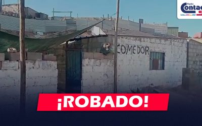 AREQUIPA: DELINCUENTES INGRESAN A LOCAL DE OLLA COMÚN Y SE LLEVAN ALIMENTOS Y UTENCILIOS