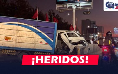 AREQUIPA: FUERTE ACCIDENTE DE TRÁNSITO DEJA VARIAS PERSONAS HERIDAS EN AL AV. LOS INCAS