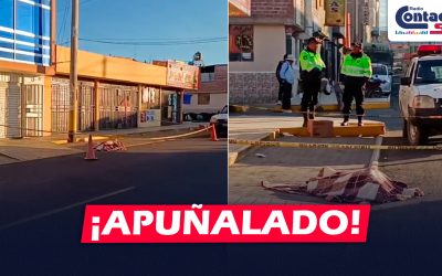 AREQUIPA: ASESINAN DE MÚLTIPLES PUÑALADAS A JOVEN TRABAJADOR EN EL PEDREGAL