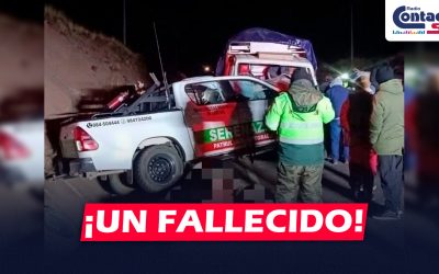 NACIONAL: FUERTE CHOQUE EN LA VÍA JULIACA – AYAVIRI DEJA UNA PERSONA SIN VIDA Y VARIOS HERIDOS