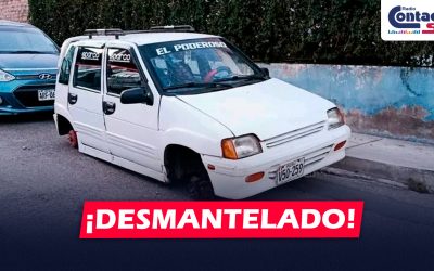 AREQUIPA: DELINCUENTES DESMANTELAN TICO EN EL DISTRITO DE JOSÉ LUIS BUSTAMANTE Y RIVERO