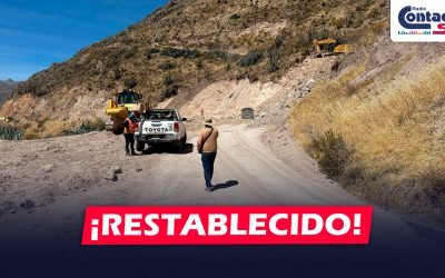 AREQUIPA: RESTABLECEN TRÁNSITO EN VÍA MACA-CABANACONDE TRAS FALLA GEOLÓGICA EN EL VALLE DEL COLCA