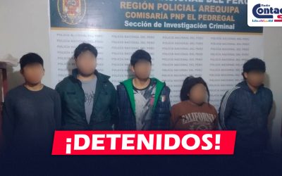 AREQUIPA: DETIENEN A CUATRO PERSONAS QUE INGRESARON A VIVIENDA PARA ROBARSE MÁS DE S/10 MIL EN EFECTIVO