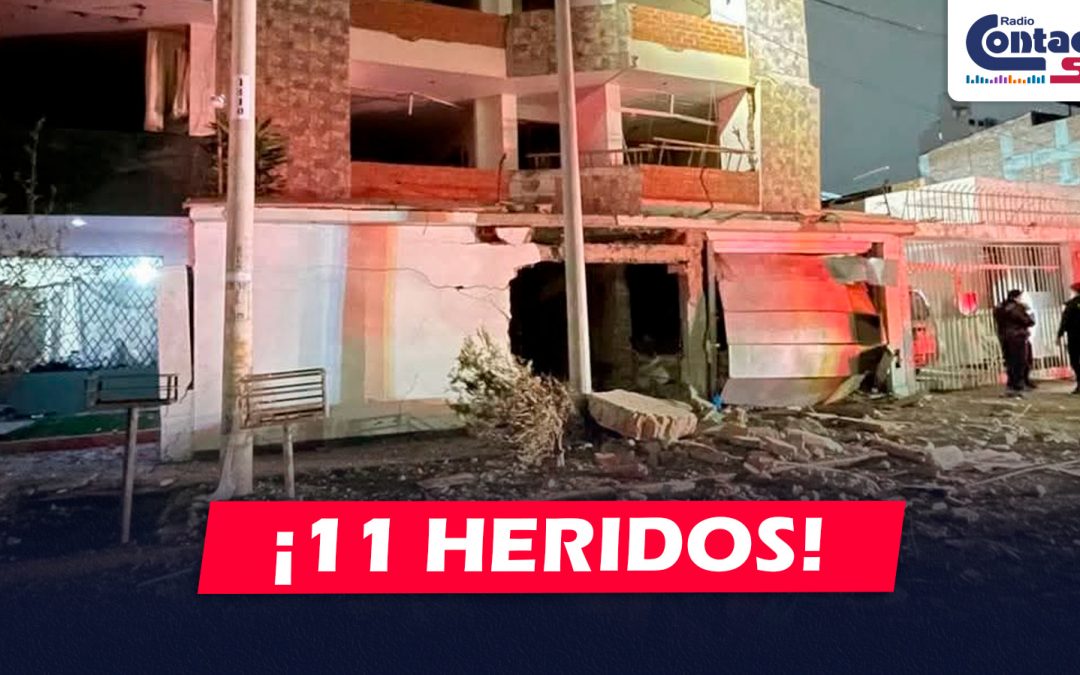 NACIONAL: DETONAN ARTEFACTO EXPLOSIVO EN URBANIZACIÓN DE TRUJILLO Y DEJA 11 PERSONAS HERIDAS