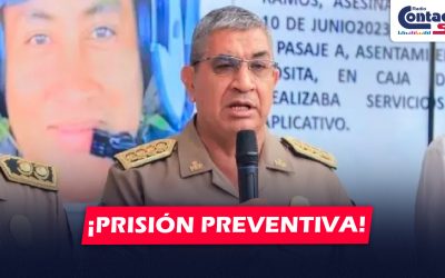 NACIONAL: DICTAN 18 MESES DE PRISIÓN PREVENTIVA CONTRA COMANDANTE DE LA PNP
