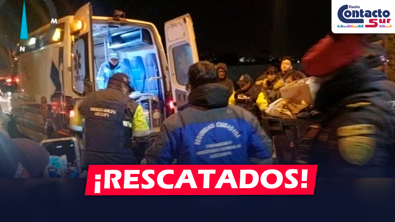 AREQUIPA: RESCATAN A DOS JÓVENES QUE CAYERON AL RÍO CHILI DESDE EL PUENTE BOLOGNESI
