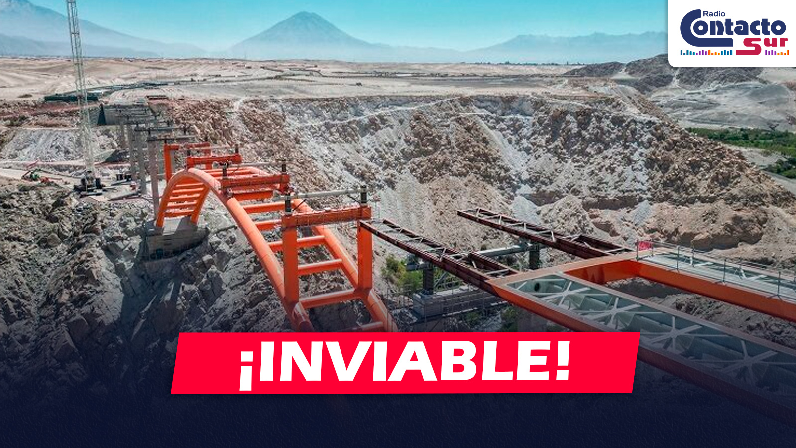 AREQUIPA: CONTRALORÍA DESMIENTE AL GRA Y ADVIERTE QUE PLAZO DE 45 DÍAS PARA PUENTE AREQUIPA–LA JOYA ES INVIABLE