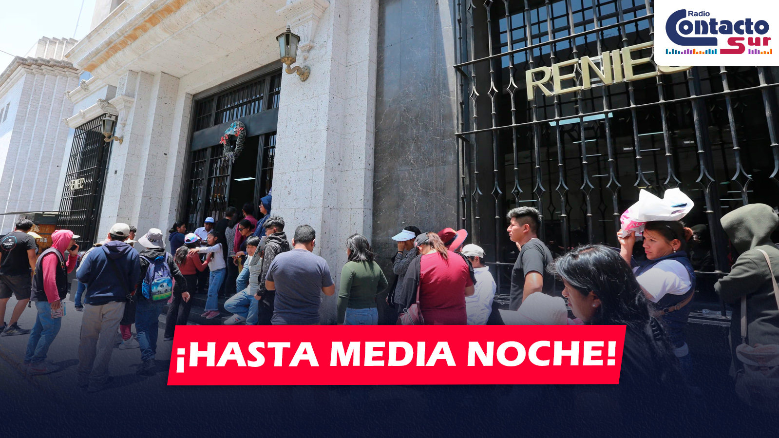 NACIONAL: RENIEC ATENDERÁ HASTA LA MEDIANOCHE ESTE 14 DE OCTUBRE POR CIERRE DEL PADRÓN ELECTORAL 2026