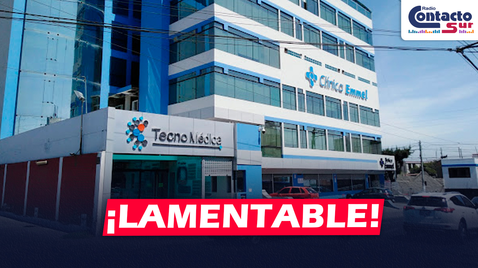 AREQUIPA: VARÓN PIERDE LA VIDA TRAS CAER EL CUARTO PISO DE LA CLÍNICA EMMEL EN EL DISTRITO DE YANAHUARA