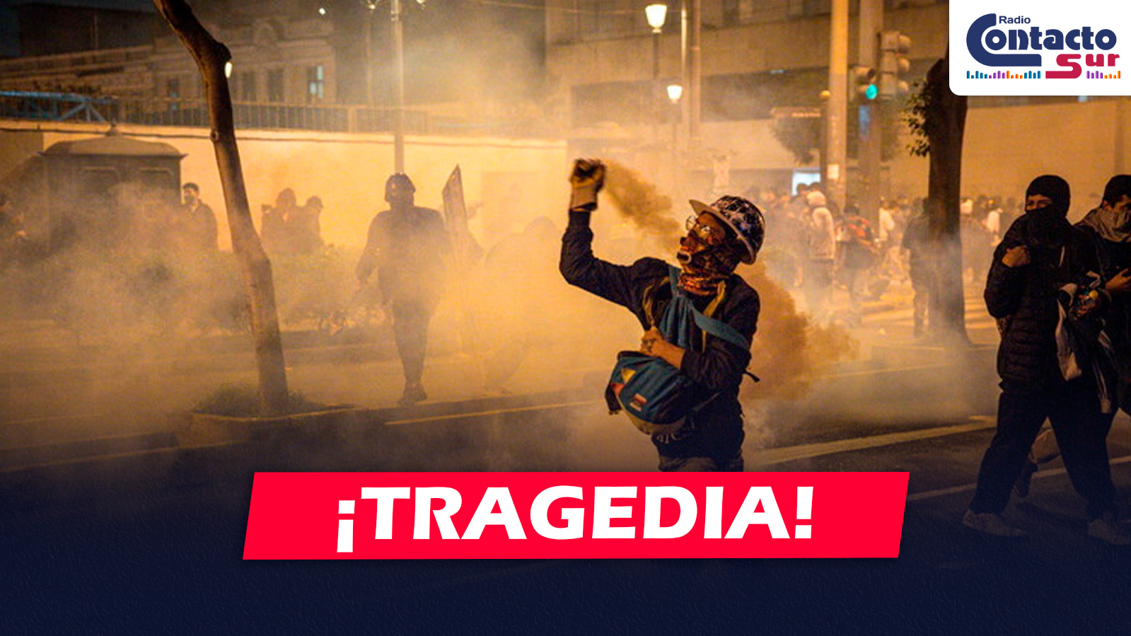 NACIONAL: TRAGEDIA EN MARCHA NACIONAL: MUERE “TRVKO”, EL PRIMER FALLECIDO DEL GOBIERNO DE JOSÉ JERÍ