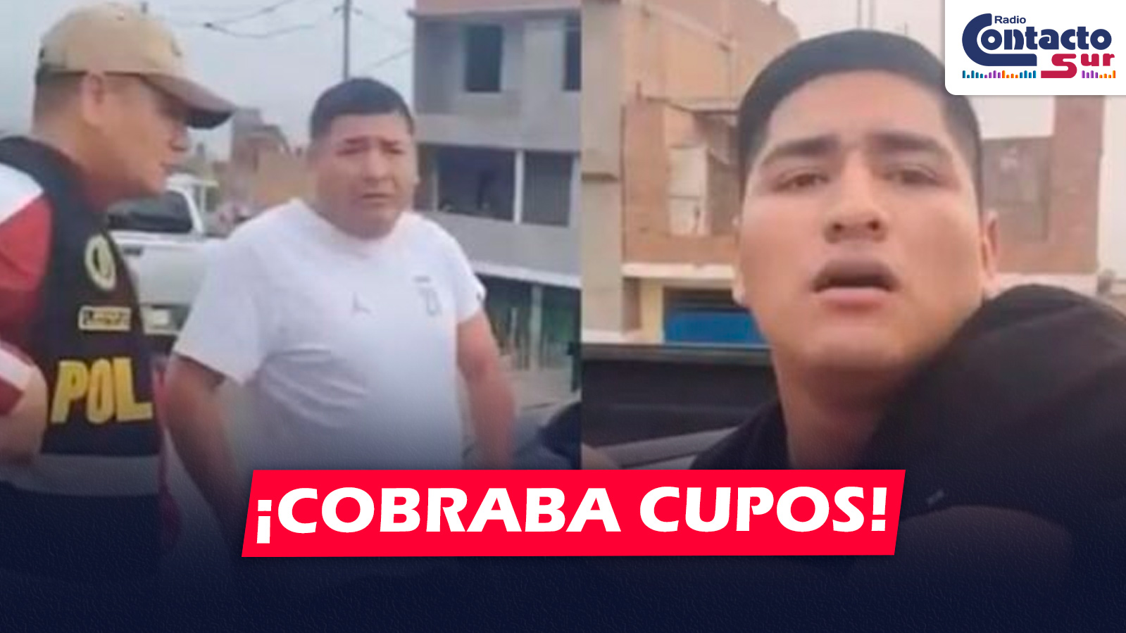NACIONAL: POLICÍA COBRABA CUPOS EN SUS DÍAS LIBRES JUNTO A SU PADRE EN EL CALLAO