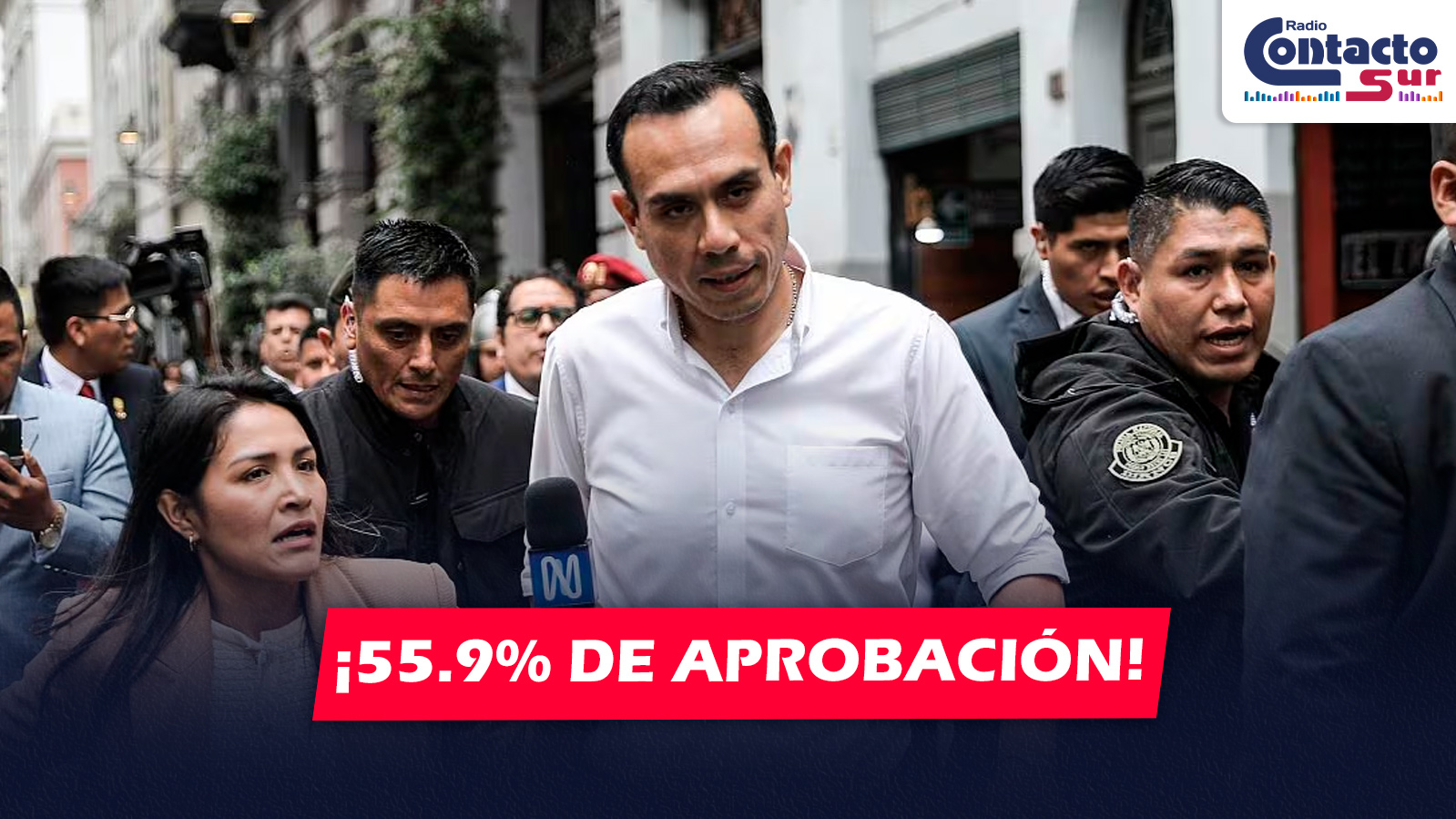 NACIONAL: JOSÉ JERÍ LOGRA 55.9% DE APROBACIÓN EN SU PRIMER MES DE GOBIERNO SEGÚN ENCUESTA DEL CPI