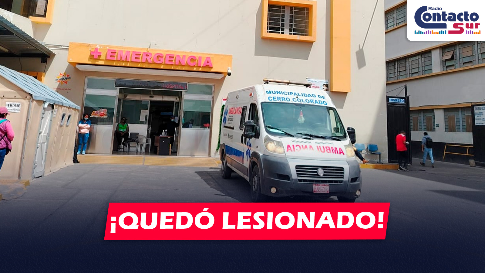 AREQUIPA: ADOLESCENTE DE 13 AÑOS FUE HOSPITALIZADO EN AREQUIPA TRAS SUFRIR LESIONES INTERNAS