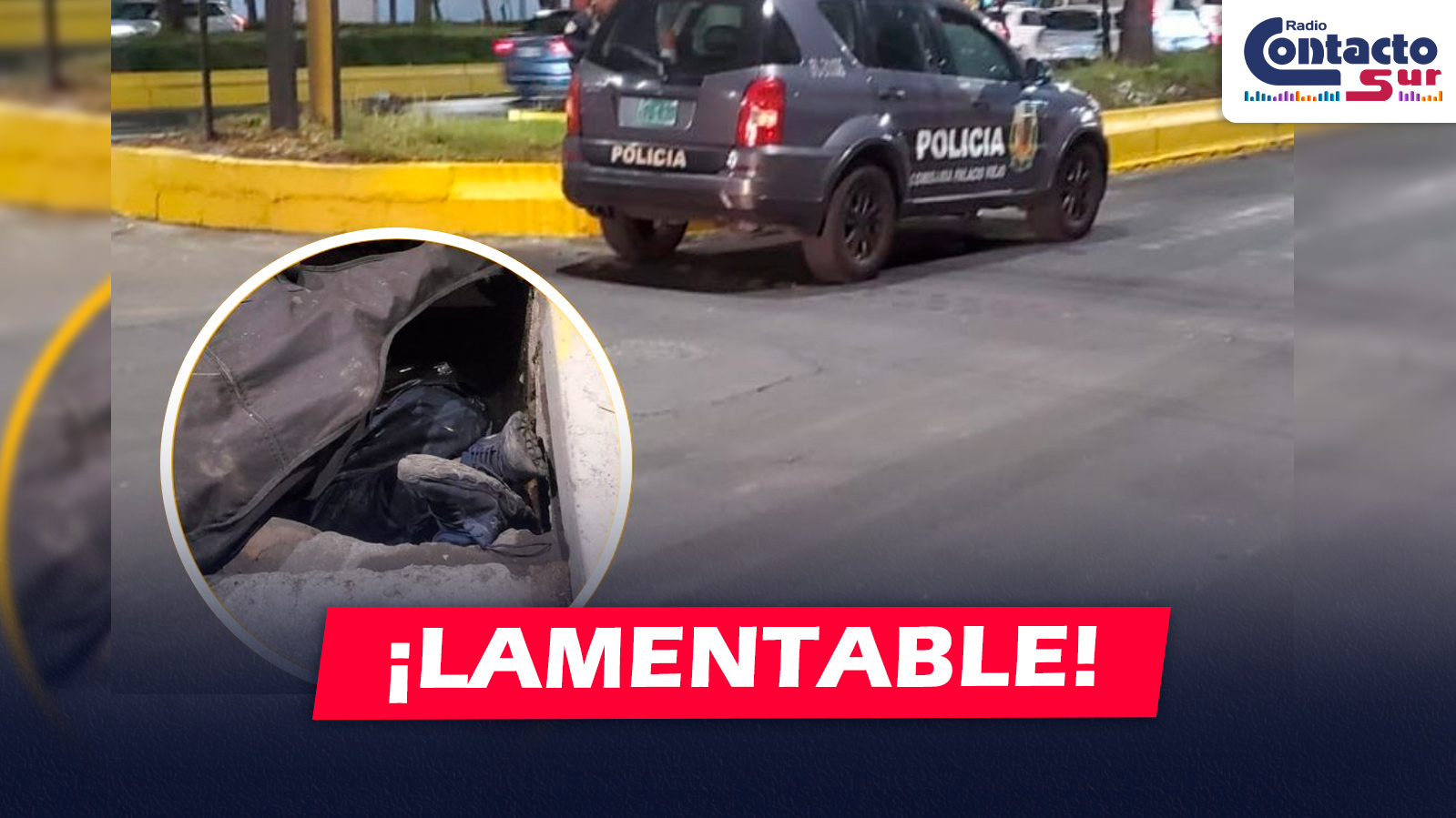 AREQUIPA: HALLAN EL CUERPO SIN VIDA DE UN VARÓN AL INTERIOR DE UN ESTUCHE DE GUITARRA EN UN BUZÓN DE AGUA