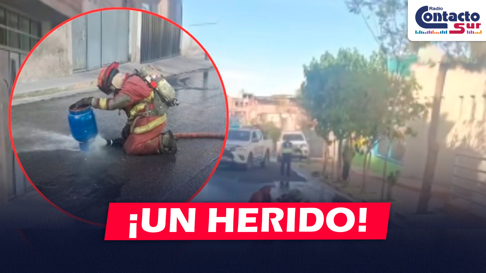 AREQUIPA: EXPLOSIÓN DE BALÓN DE GAS DEJA UN HERIDO Y SEVEROS DAÑOS EN VIVIENDA DE VILLA EL SOL