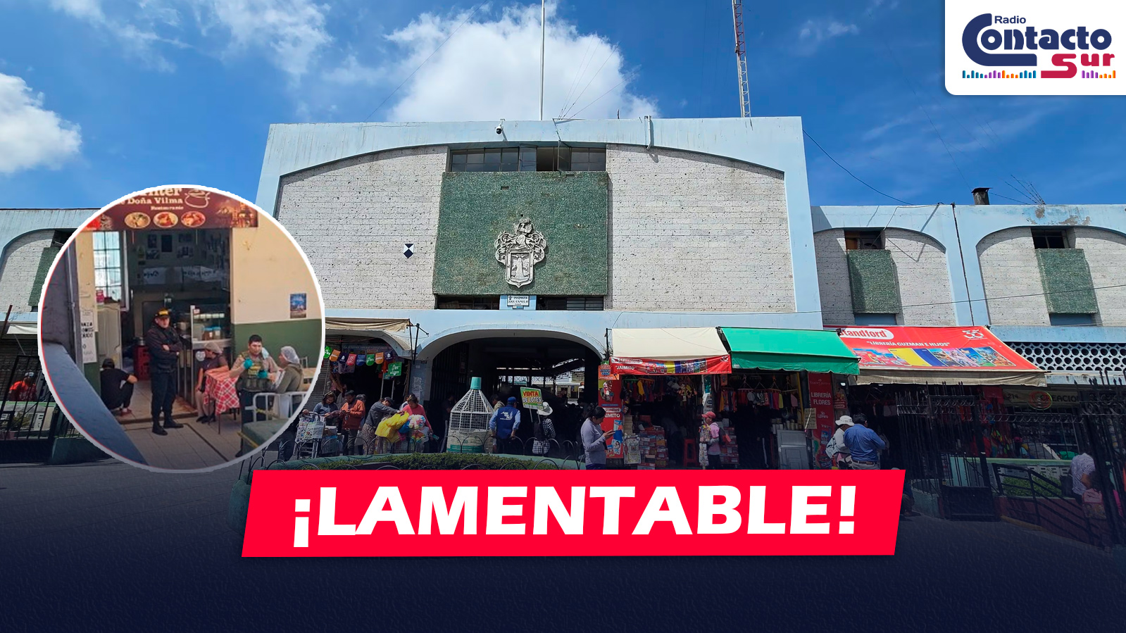 AREQUIPA: VARÓN PIERDE LA VIDA MIENTRAS DESAYUNABA EN RESTAURANTE EN EL MERCADO SAN CAMILO