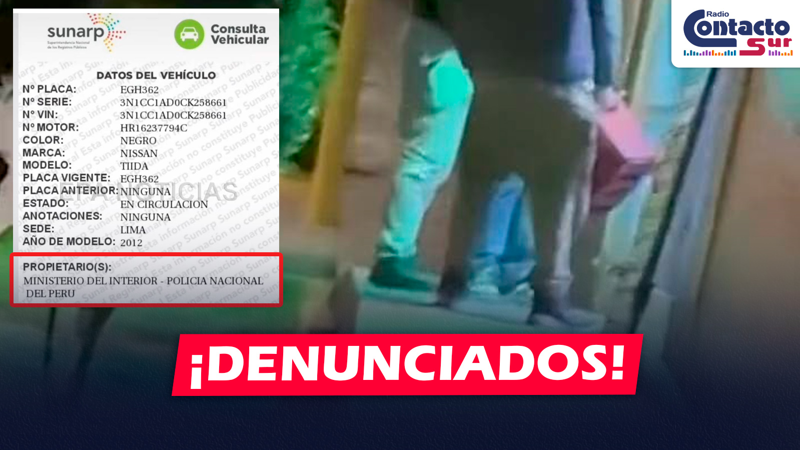 AREQUIPA: DENUNCIAN PRESUNTO USO INDEBIDO DE PATRULLERO EN CAYMA PARA TRASLADO DE ALCOHOL