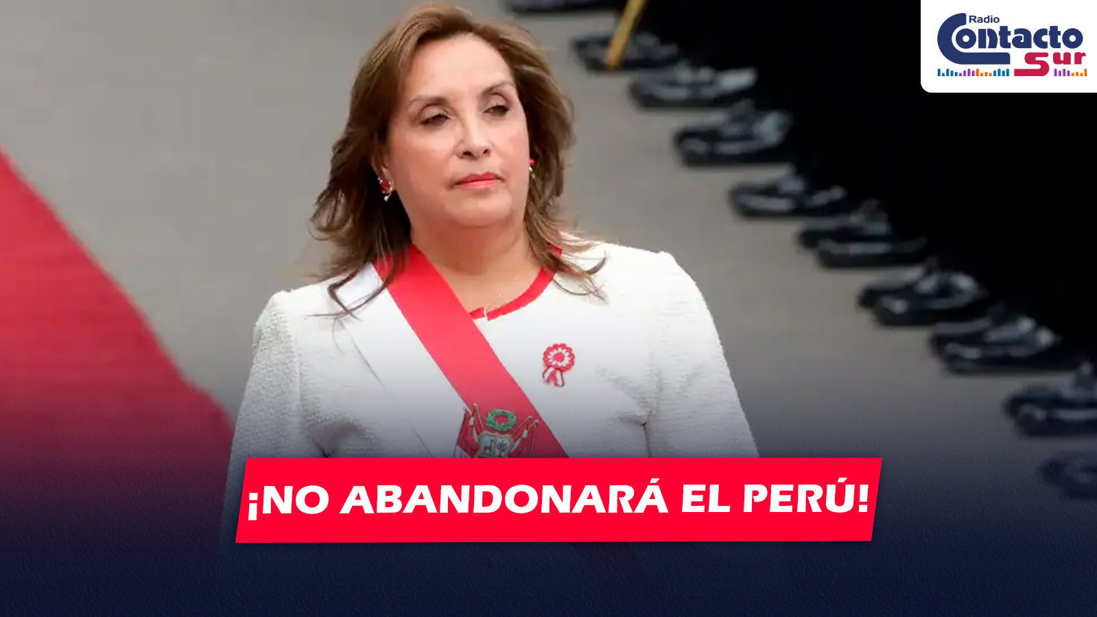 NACIONAL: DINA BOLUARTE RECHAZA IMPEDIMENTO DE SALIDA Y AFIRMA QUE NO ABANDONARÁ EL PERÚ: “AMO LA PATRIA”