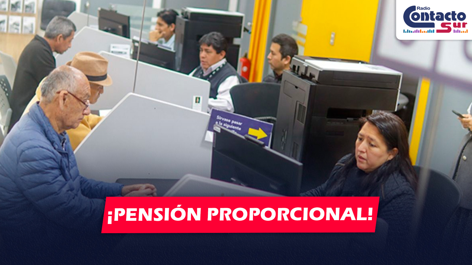 NACIONAL: ONP PERMITE ACCEDER A UNA PENSIÓN PROPORCIONAL DESDE LOS 10 AÑOS DE APORTES Y MÁS DE 60 MIL PERUANOS YA SE BENEFICIAN