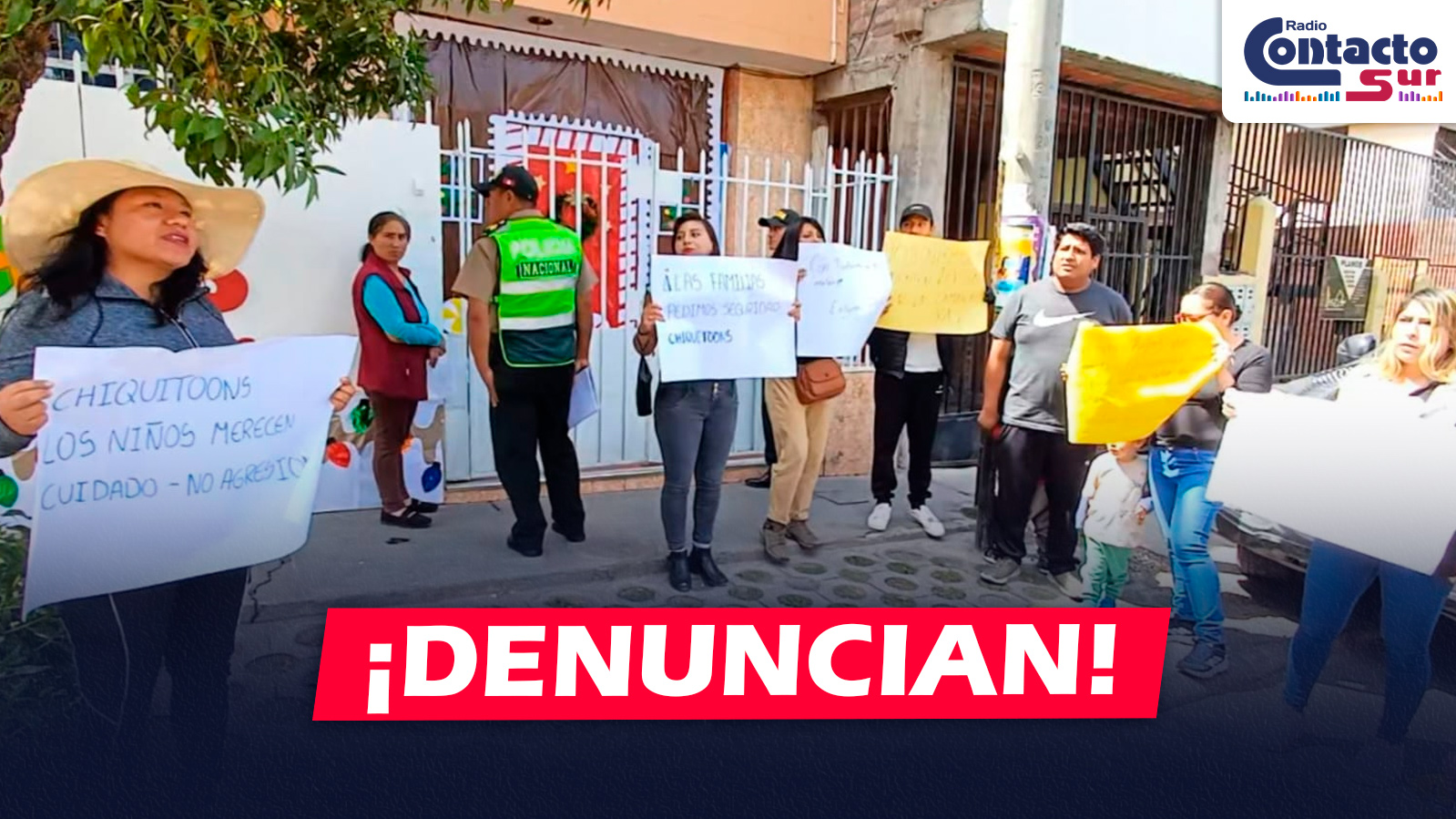 AREQUIPA: PADRES DENUNCIAN PRESUNTA AGRESIÓN DE PROFESORA A NIÑOS DE 2 AÑOS EN JARDÍN CHIQUITOONS DE PAUCARPATA