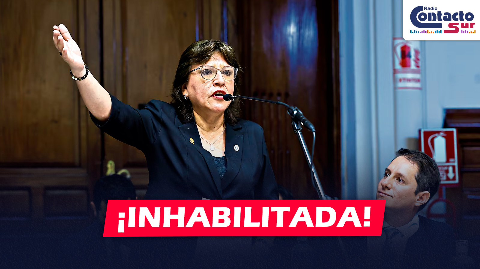 NACIONAL: CONGRESO INHABILITA POR 10 AÑOS A LA FISCAL DELIA ESPINOZA TRAS TENSO DEBATE Y SORPRESIVO GIRO DE VOTOS