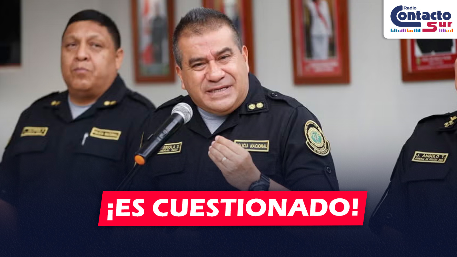 NACIONAL: GENERAL ÓSCAR ARRIOLA ES CUESTIONADO POR ASCENDER A SU SECRETARIO PRIVADO TRAS MODIFICAR VACANTES EN LA PNP