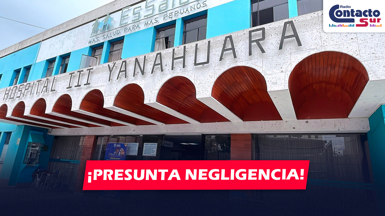 AREQUIPA: RECIÉN NACIDA SUFRE FRACTURA CRANEAL TRAS CAER DURANTE TRASLADO EN HOSPITAL DE ESSALUD YANAHUARA