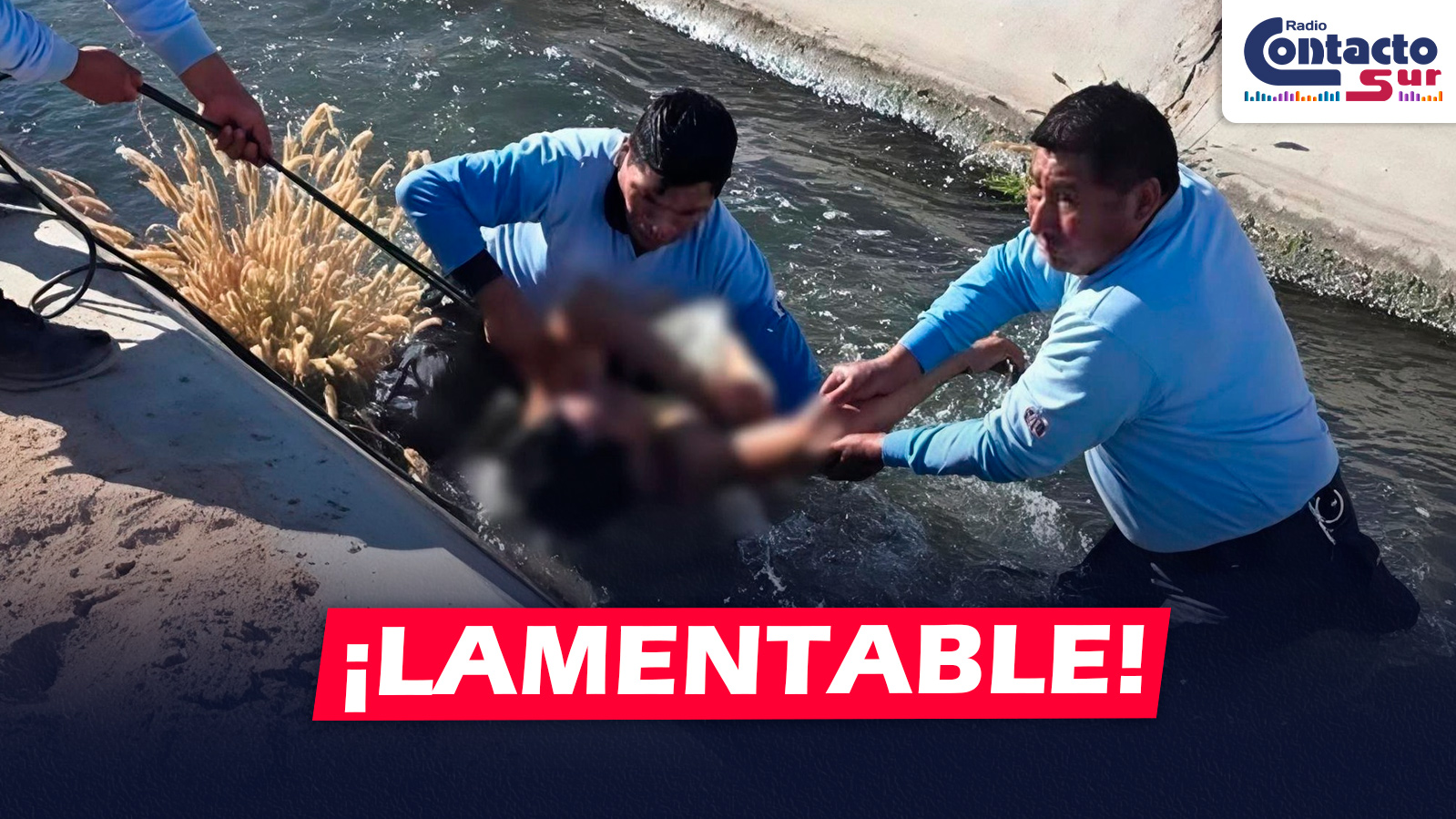 AREQUIPA: CONDUCTOR MUERE TRAS CAER CAMIONETA A CANAL DE RIEGO EN LA JOYA