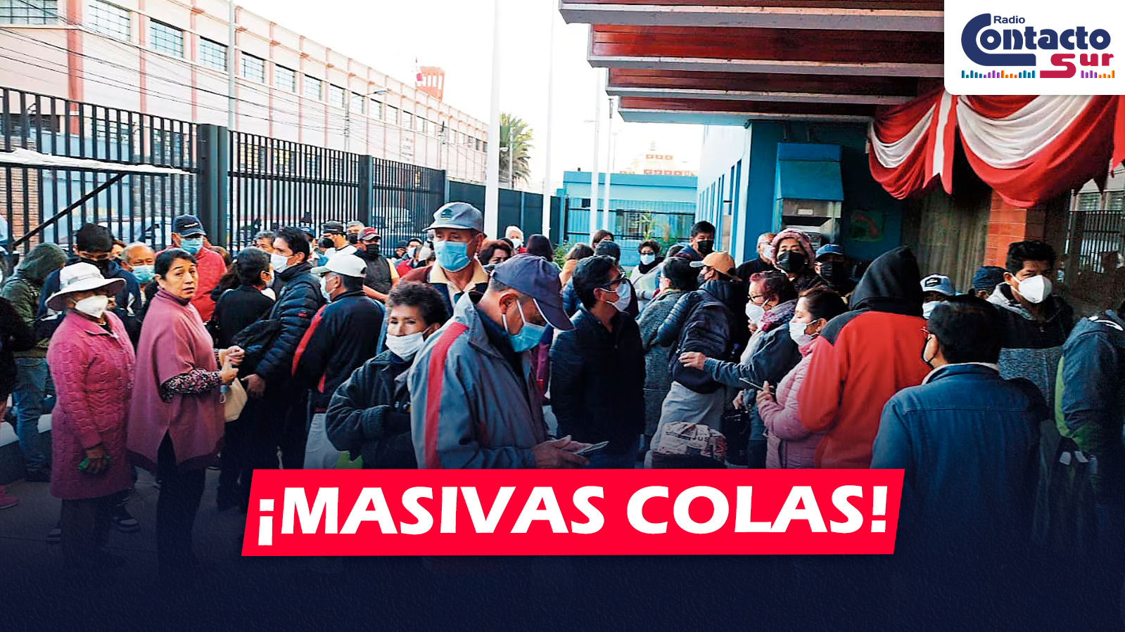 AREQUIPA: MASIVAS COLAS EN EL HOSPITAL III YANAHUARA DE ESSALUD POR FALTA DE CITAS MÉDICAS