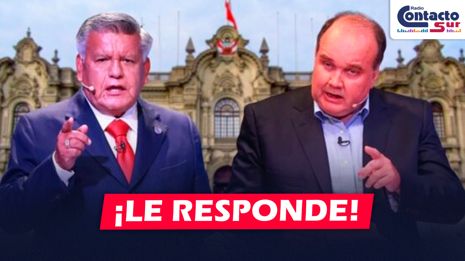 NACIONAL: CÉSAR ACUÑA ARREMETE CONTRA RAFAEL LÓPEZ ALIAGA Y LO CALIFICA COMO “EL PEOR ALCALDE DE LIMA”