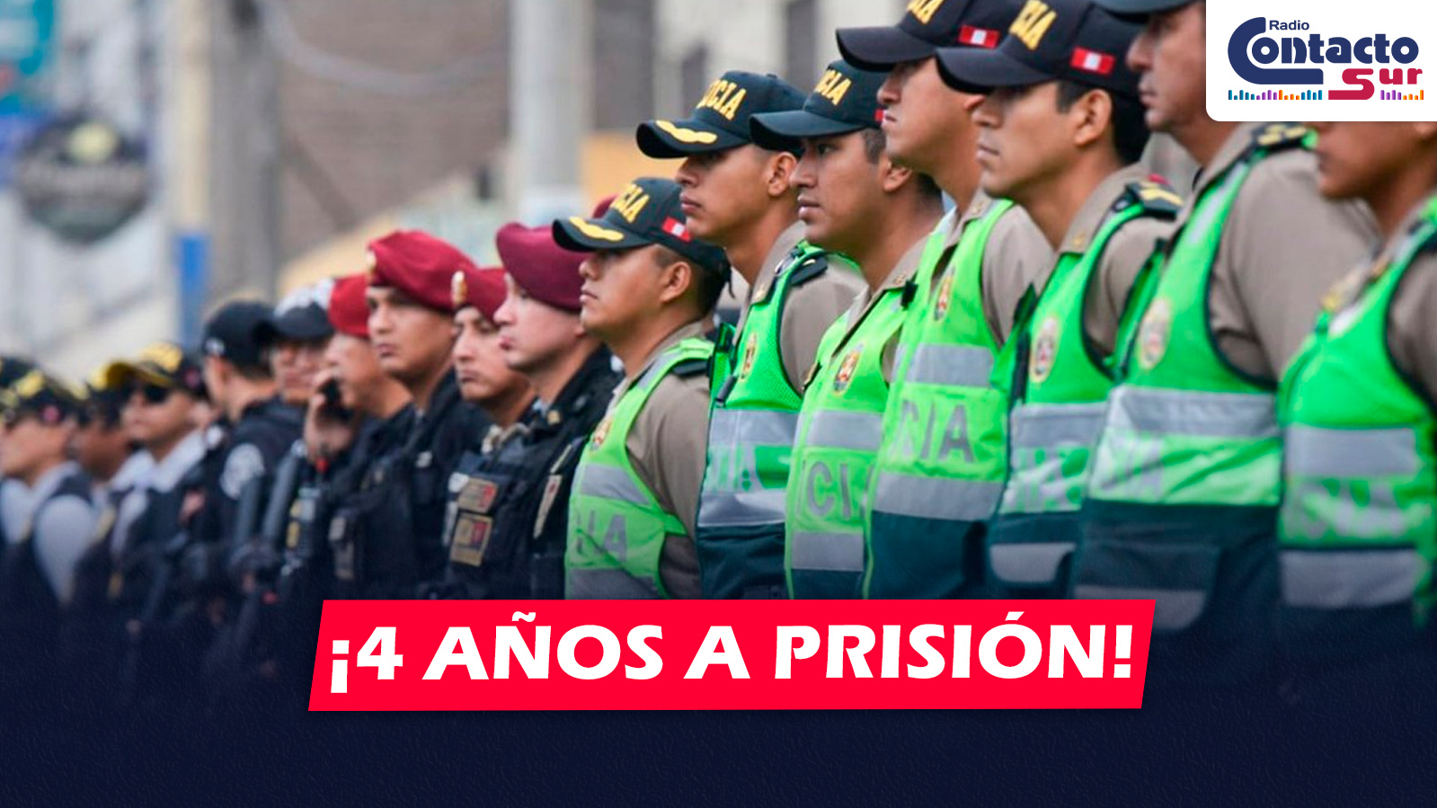 NACIONAL: CONDENAN A SUBOFICIAL PNP A CUATRO AÑOS DE PRISIÓN POR ESTAFA Y FALSO TRÁFICO DE INFLUENCIAS