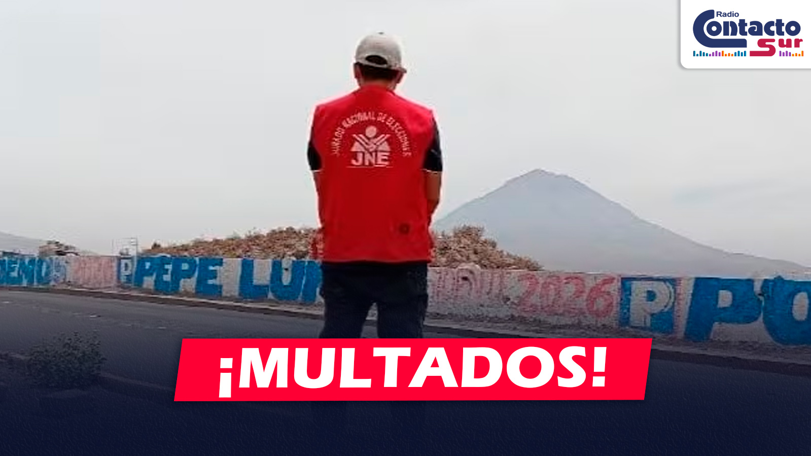 AREQUIPA: JEE AREQUIPA MULTA A PODEMOS PERÚ CON 2 UIT POR PROPAGANDA ELECTORAL ILEGAL EN CERRO COLORADO