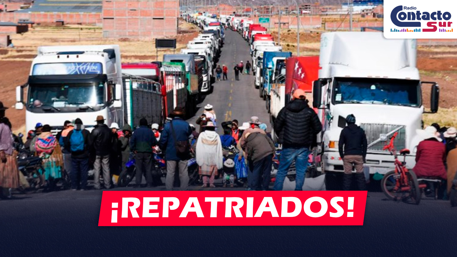 INTERNACIONAL: EJÉRCITO DEL PERÚ REPATRIA A 33 CIUDADANOS VARADOS EN BOLIVIA POR BLOQUEOS DE CARRETERAS