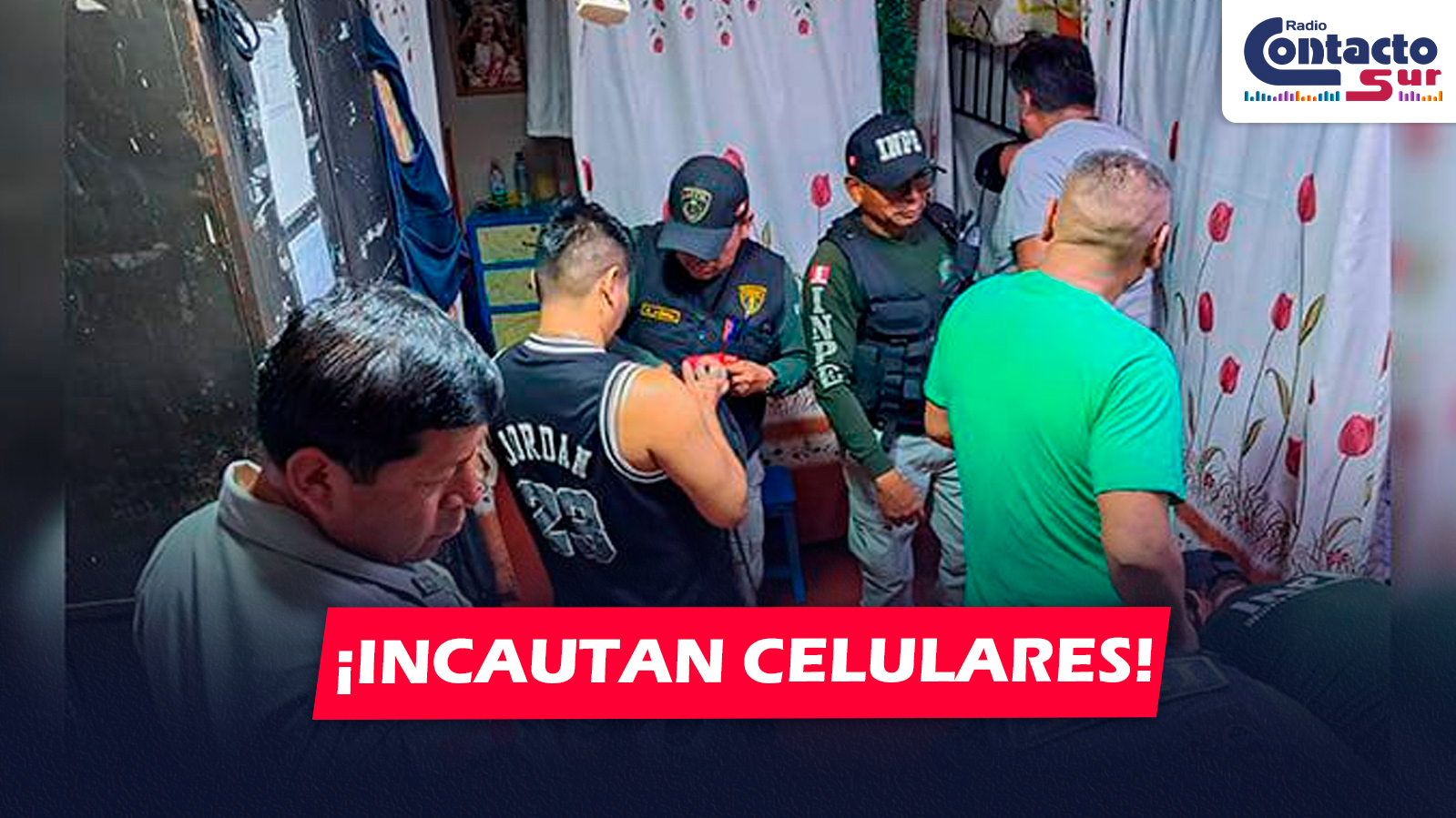 AREQUIPA: INPE INCAUTA CELULARES OCULTOS EN ALMOHADA DURANTE REQUISA EN PENAL DE VARONES
