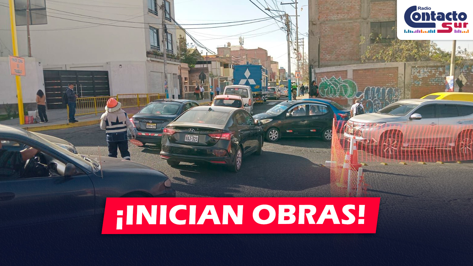 AREQUIPA: CIERRAN CARRIL DE BAJADA EN LA AV. JUAN DE LA TORRE POR OBRAS DE REPARACIÓN VIAL