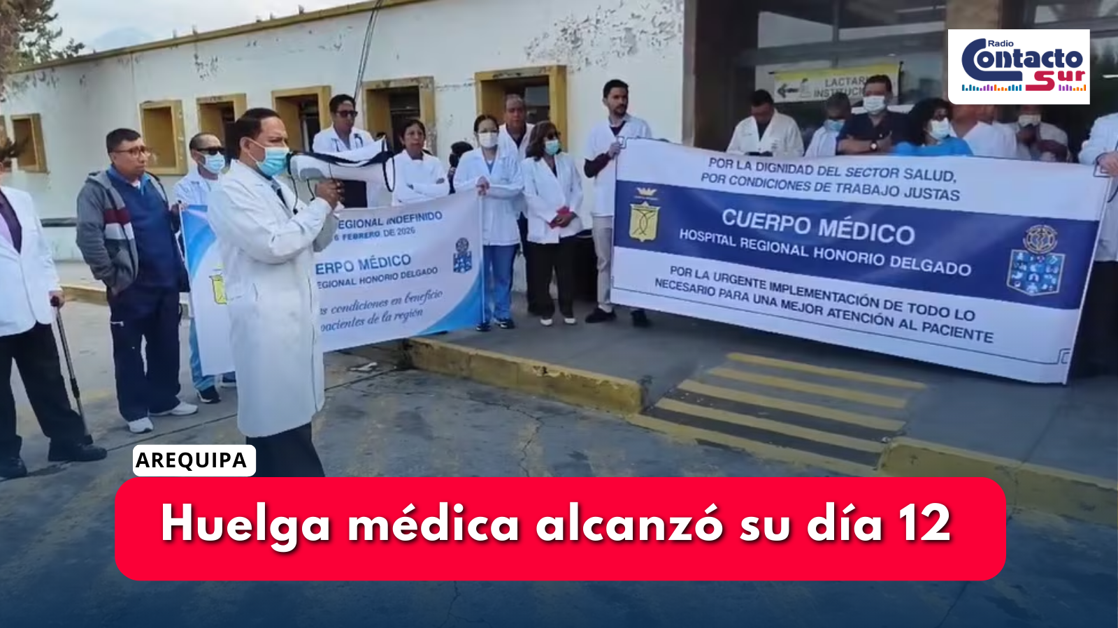 HUELGA MÉDICA CUMPLE 12 DÍAS Y DEJA A MILES DE PACIENTES SIN ATENCIÓN EN AREQUIPA