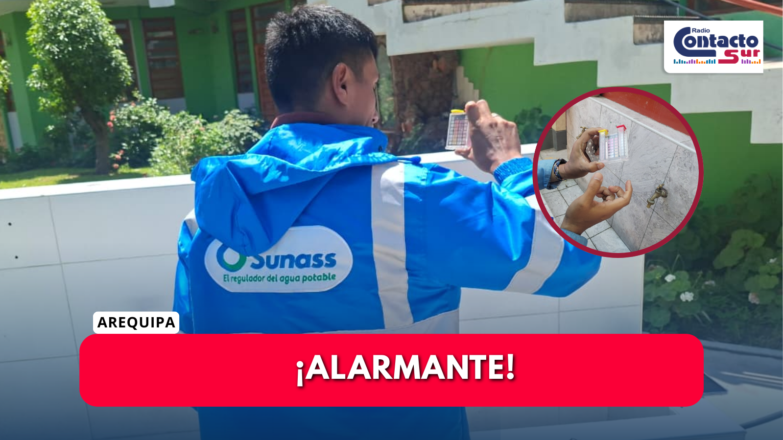 SUNASS DETECTA DEFICIENCIAS EN CALIDAD DE AGUA EN COLEGIOS